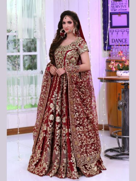 9000 Velvet With Beautiful Embrodery Work Bridal lehenga Collection  