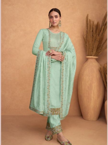 Aashirwad Presents Resham Silk  Salwar Suit  Pakistani Suits Wholesale