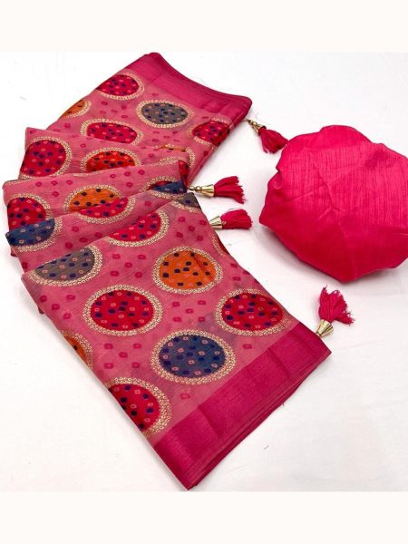 Bindiya Vol 2 Brasso With Foil Printed Regular Wear Soft Saree Collection 