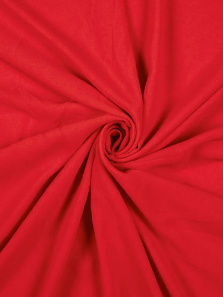 Chilli Red Plain Georgette Fabric 