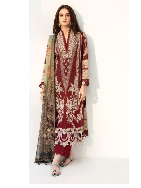 Cotton Embroidery Work Pakistani Suits 