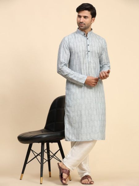 Festive Look With Our Cotton Men's Kurta Collection  Mens Wear