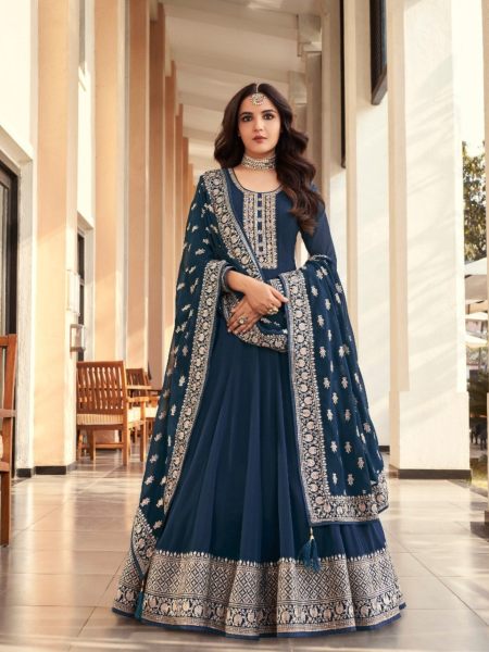 Floor Touch Anarkali Embroidered Suits 
