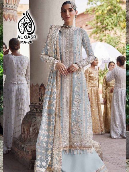 Heavy Georgette With Embroidery Work Hit Designer Pakistani Suits  