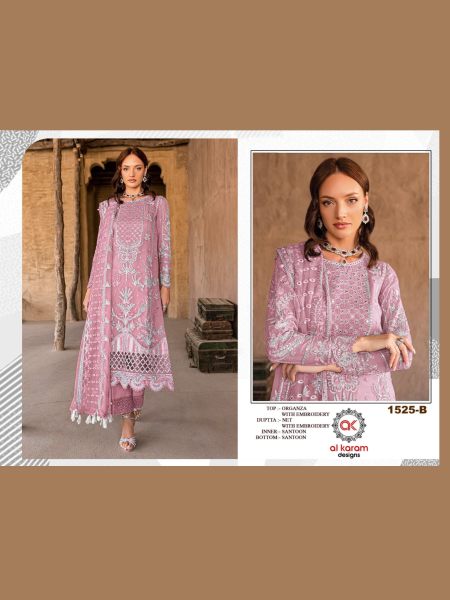  Heavy Organza With Heavy Embroidery Pakisatani Suit 