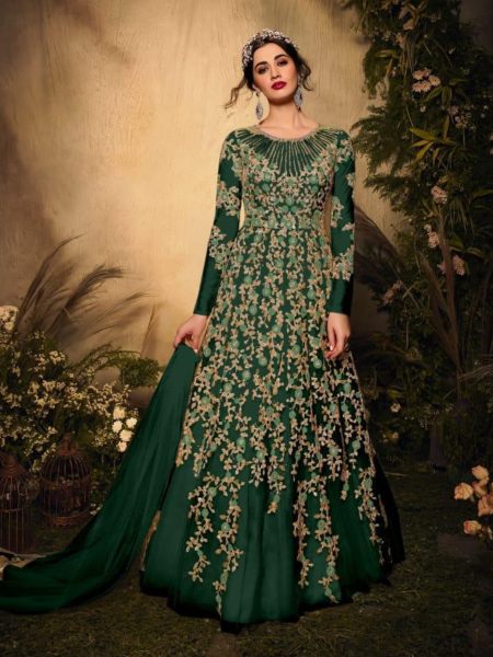 Heavyy Net With Jari Embrodery Long Anarkali Collection in Best Rate 