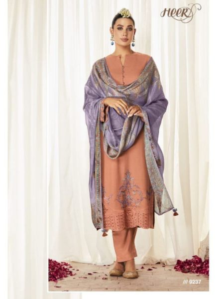 Kimora model Silk with Digital print Suit set by Royal Export  