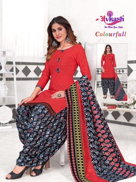 New Designer Cotton Patiyala Dress 