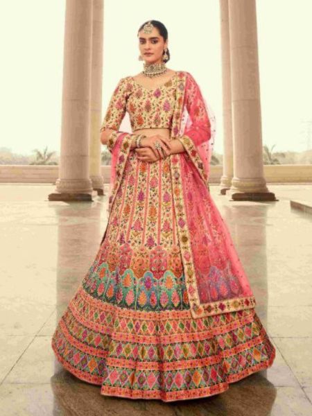 New Exclusive Bridal Embroidered Semi Stitched Lehenga Choli Collection 