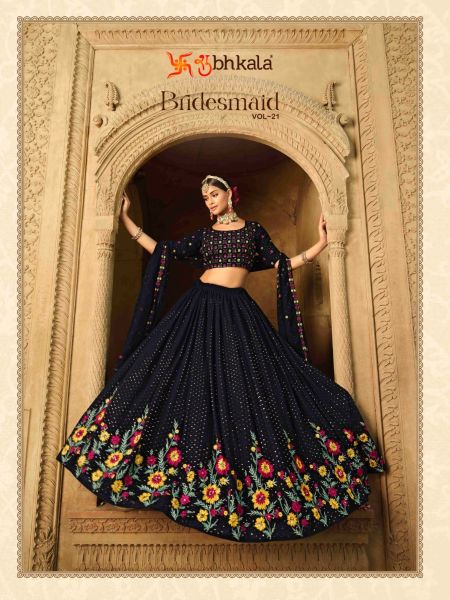 New Exclusive Embroiered Semi Stitched Bridal Lehenga Choli Collection  