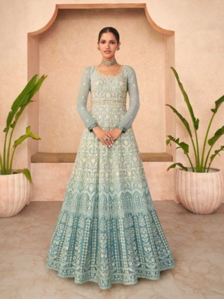 New Presenting Fox Georgette Anarkali Gown Collection  