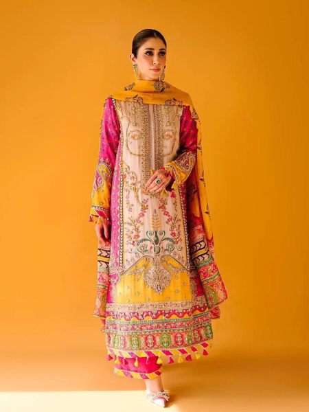 New Tranding Muslin Cotton Embroidery Work Suits  Ready To Wear Suit