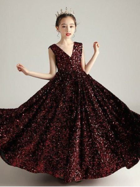 Party Wear Tissue Net Embroidery Sequence Gown  