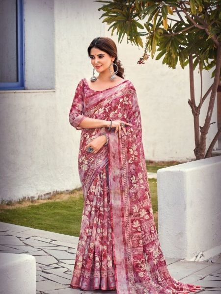 Prizam Cotton Silk Saree Sarees 