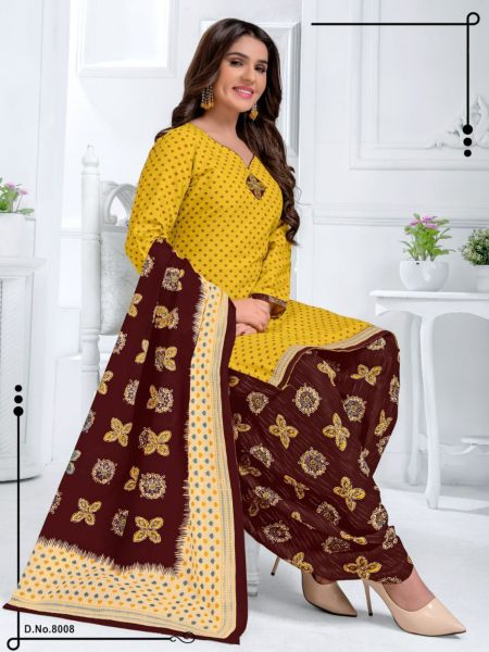 Pure Cotton Printed Punjabi Dress  