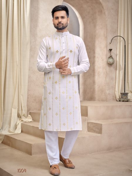  Pure cotton with Foil Print  &  pocket with Exclusive Button Kurta Collection  