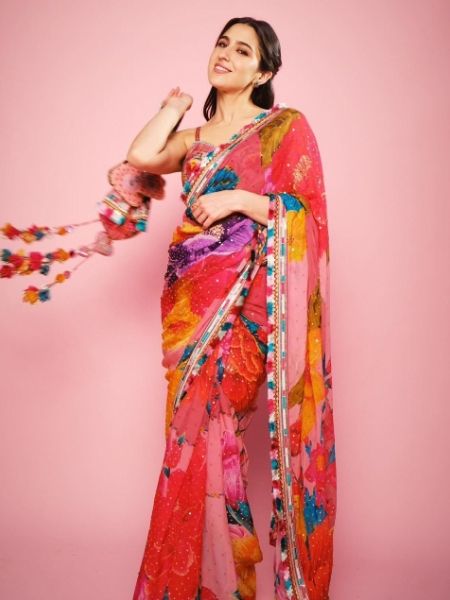 Pure Jimmy Organza Digital Printed saree  Bollywood Fancy Sarees Wholesale