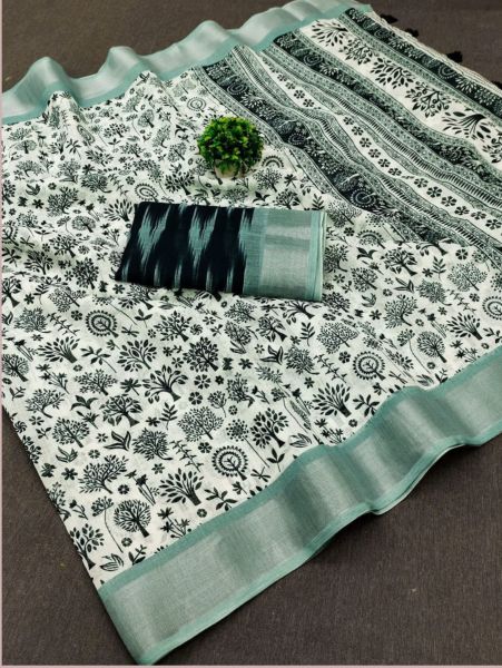 Soft Cotton Digital Printed Saree  