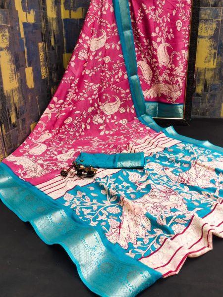 New Design Dola Silk Soft Smooth Saree 