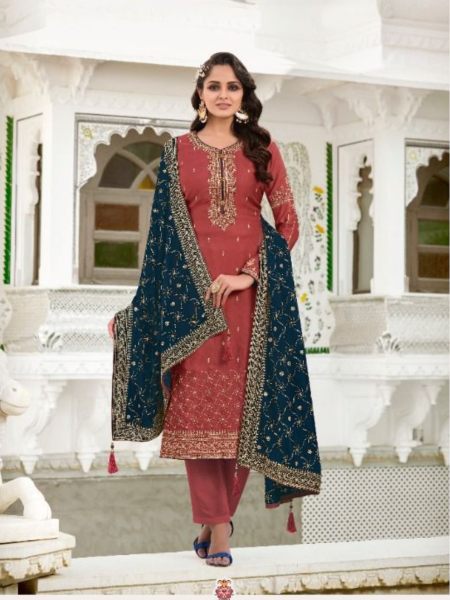 Zisa 13071 Heavy faux georgette with embroidery work salwar suit  