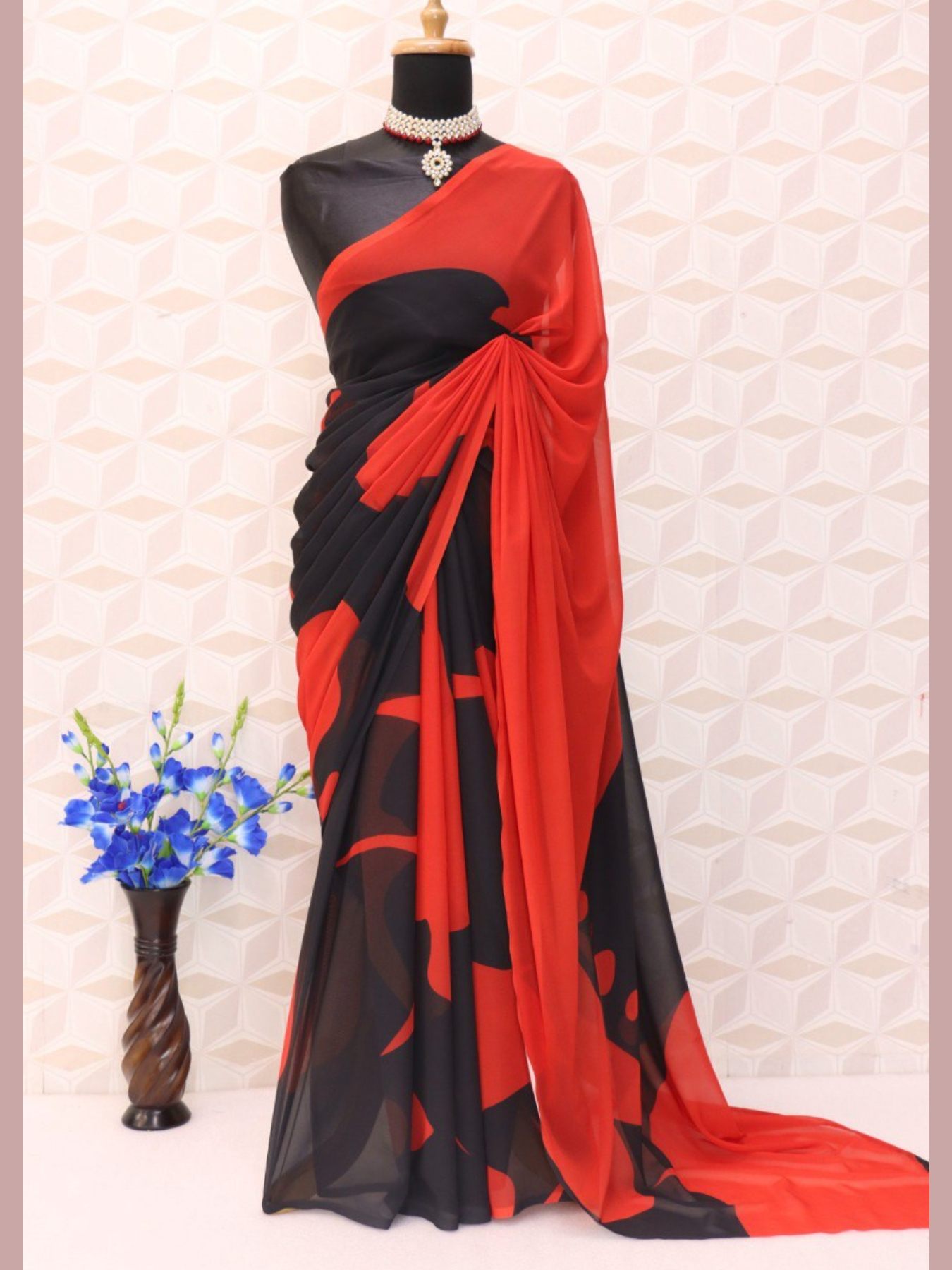 Buy Alia Bhatt Black Saree Rocky And Rani Movie Saree At Rs. 8.33 ...