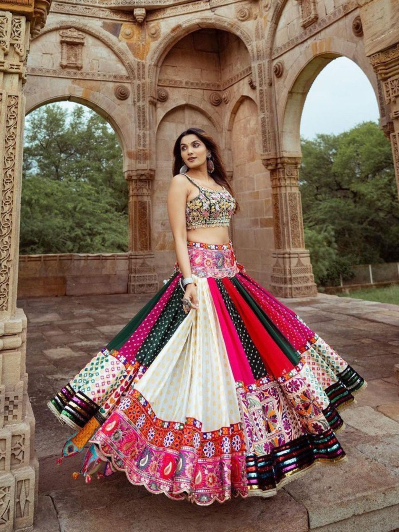 Striking Cotton And Net Peach Wedding Designer Digital Printed Lehenga  Choli - All India Reseller