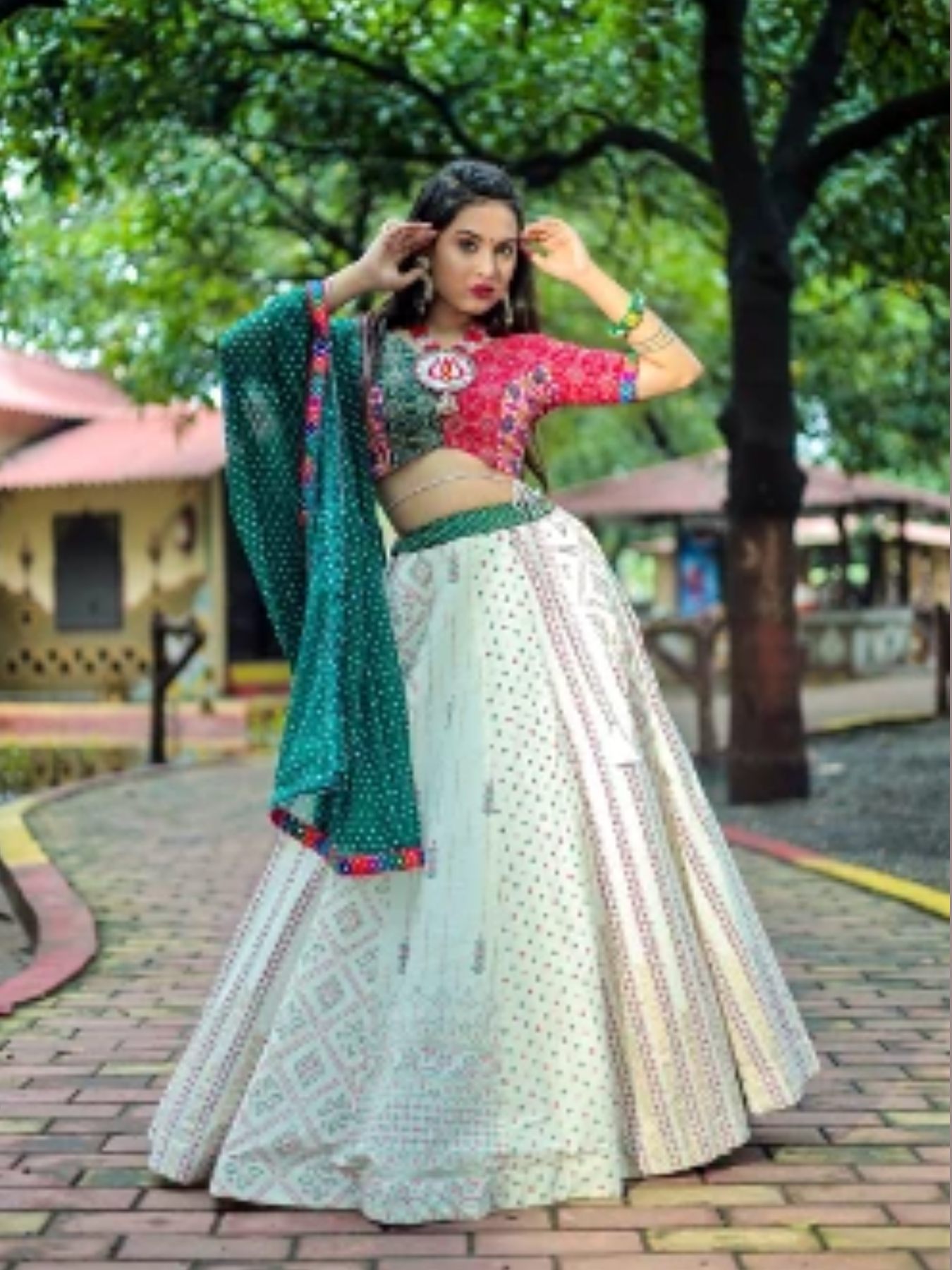 READYMADE CROP TOP LEHENGA D.NO. C-1916 – Anant Tex Exports Private Limited