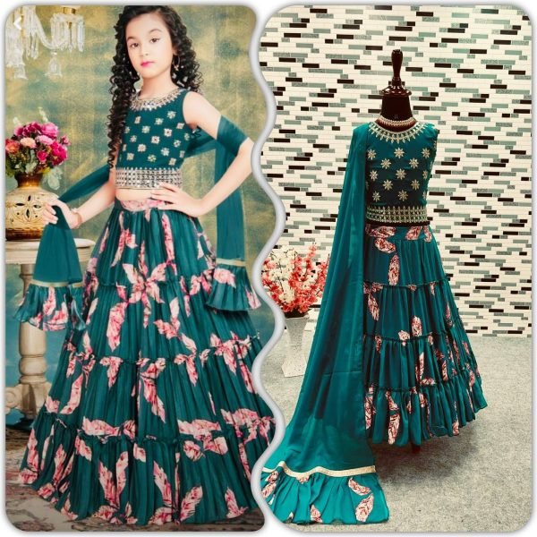 Wholesale Rate Fox Georgette Girls Lehenga Choli  Girls Wear