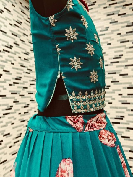 Wholesale Rate Fox Georgette Girls Lehenga Choli  Girls Wear