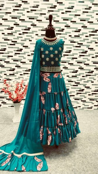Wholesale Rate Fox Georgette Girls Lehenga Choli  Girls Wear