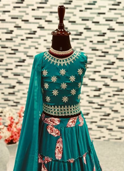 Wholesale Rate Fox Georgette Girls Lehenga Choli  Girls Wear