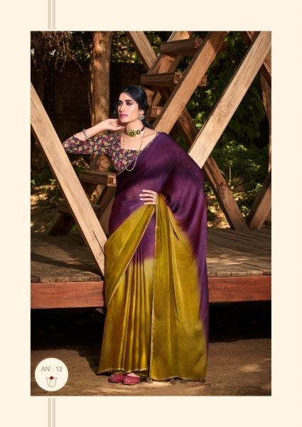 3d Valvet Chiffon With Sequence Blouse Saree Pure Chiffon Sarees Wholesale