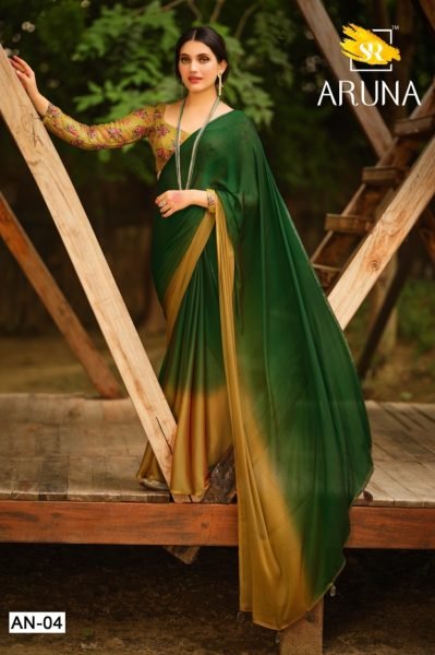 3d Valvet Chiffon With Sequence Blouse Saree Pure Chiffon Sarees Wholesale