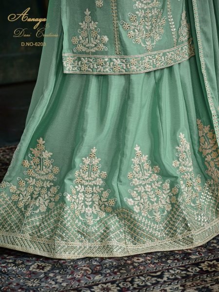 AANAYA VOL-162  Chinon Sharara Suit Collection  Designer Plazzo Salwar Suits Wholesale