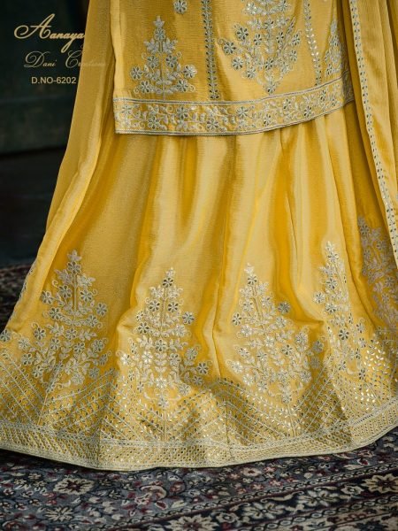 AANAYA VOL-162  Chinon Sharara Suit Collection  Designer Plazzo Salwar Suits Wholesale