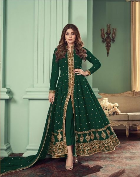 AAshirwaad 8527  Heavy Fox Georgette Anarkali Gown Anarakali Gown Wholesale
