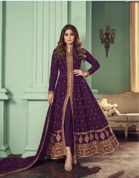 AAshirwaad 8527  Heavy Fox Georgette Anarkali Gown Anarakali Gown Wholesale