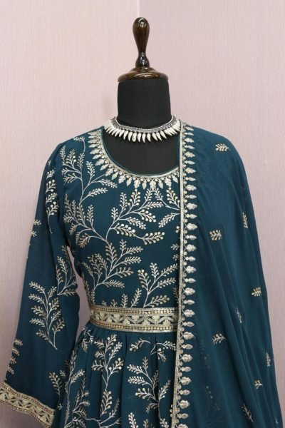 AASHIRWAD   9658 Heavy Georgette Embrodery With Sequncse Anarkali Collection  Anarakali Gown Wholesale