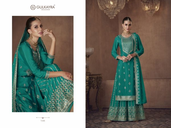 AAshirwad Creation Gulkayra Vaani vol 2 Georgette with heavy look readymade suits collection Designer Plazzo Salwar Suits Wholesale