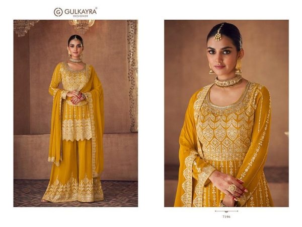 AAshirwad Creation Gulkayra Vaani vol 2 Georgette with heavy look readymade suits collection Designer Plazzo Salwar Suits Wholesale