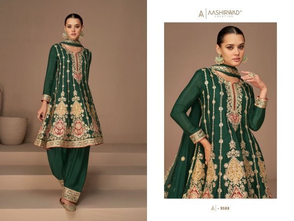 Aashirwad Gulkand Heena Fancy Designer Salwar Suit Collection Designer Plazzo Salwar Suits Wholesale