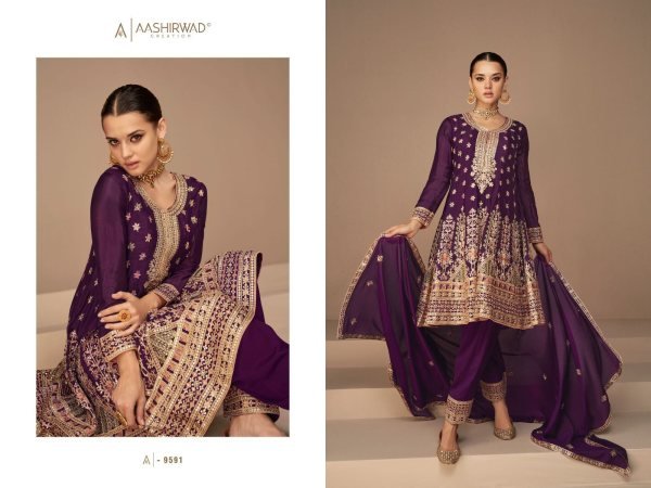 Aashirwad Gulkand Heena Fancy Designer Salwar Suit Collection Designer Plazzo Salwar Suits Wholesale