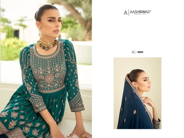 Aashirwad Gulkand Somya Designer Plazzo Salwar Suit Designer Plazzo Salwar Suits Wholesale