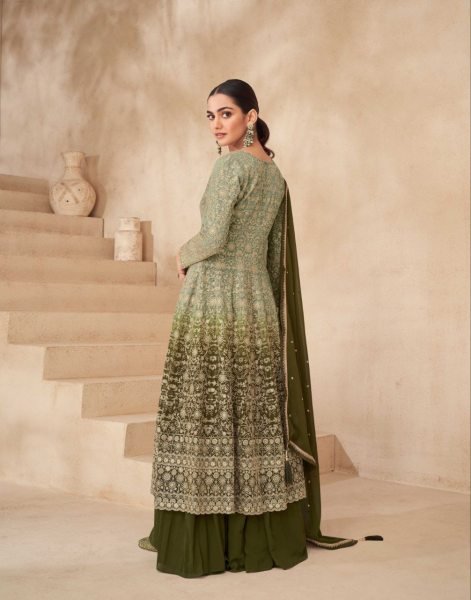 Aashirwad Gulnaaz Designer Skirt Style Suit in Georgette Wedding Special Wedding Bridal Dress Wholesale