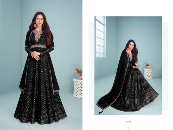 Aashirwad presents georgette indian wedding salwar suits collection at wholesale Anarakali Gown Wholesale