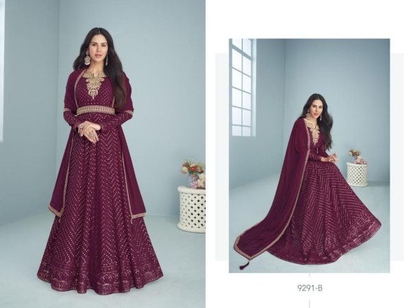 Aashirwad presents georgette indian wedding salwar suits collection at wholesale Anarakali Gown Wholesale