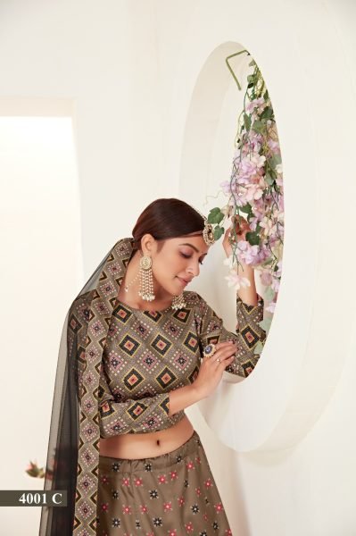 Aawiya Rosy Vol 1 4001 Nd 4002  Silk Lehenga Choli  Designer Lehenga Choli
