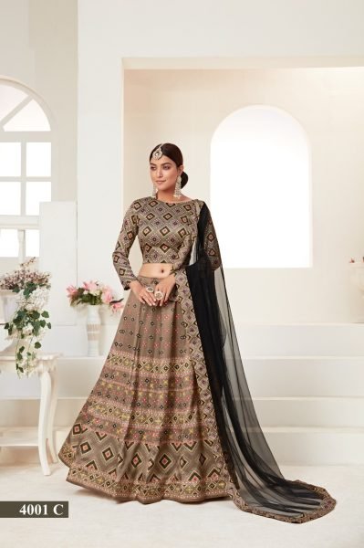 Aawiya Rosy Vol 1 4001 Nd 4002  Silk Lehenga Choli  Designer Lehenga Choli