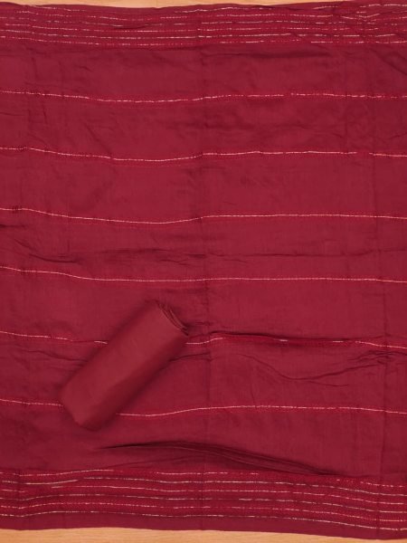 Adorable Heavy rayon Pink Color Dress Material with A Durable Heavy Cotton Bottom And Dupatta  Color Set Matching Dress Material Wholesale