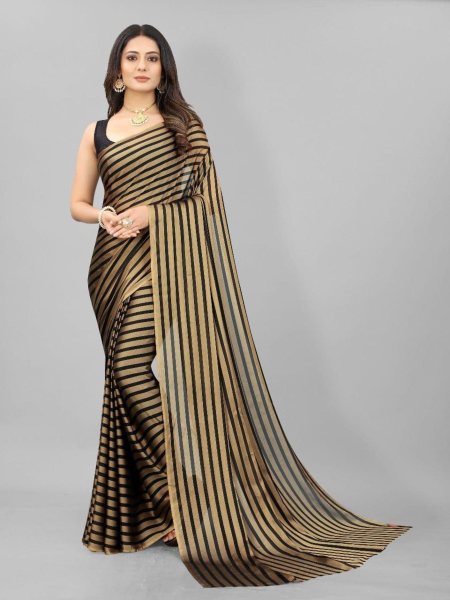 Affordable Party Wear Black Berry Silk Saree with Banglori Blouse Sarees 